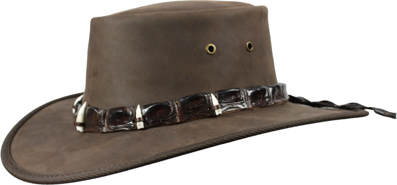 1033 Outback Crocodile - Leather Australian Hat