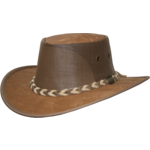 1038 Kangaroo Cooler - Leather Australian Hat